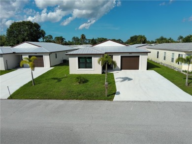 Step into this 2023 Newly Built home on a Land Lease for $831 a on Spanish Lakes Fairways in Florida - for sale on GolfHomes.com, golf home, golf lot