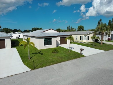 Step into this 2023 Newly Built home on a Land Lease for $831 a on Spanish Lakes Fairways in Florida - for sale on GolfHomes.com, golf home, golf lot