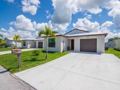 Step into this 2023 Newly Built home on a Land Lease for $831 a on Spanish Lakes Fairways in Florida - for sale on GolfHomes.com, golf home, golf lot