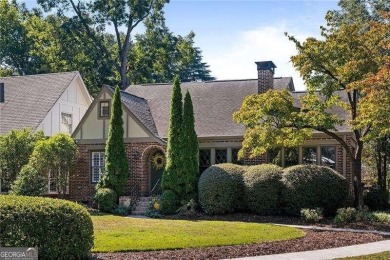 This meticulously maintained Tudor idyllically located in on Druid Hills Golf Club in Georgia - for sale on GolfHomes.com, golf home, golf lot