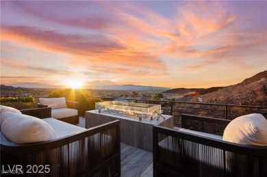Stunning Strip and mountain views set the stage for luxury on Dragon Ridge Country Club in Nevada - for sale on GolfHomes.com, golf home, golf lot