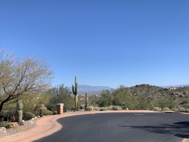 Stunning hillside home site gently sloping in the premier on Eagle Mountain Golf Club in Arizona - for sale on GolfHomes.com, golf home, golf lot