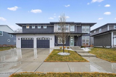 Incredible, highly upgraded two story home - The Woodbury Modern on  in Michigan - for sale on GolfHomes.com, golf home, golf lot