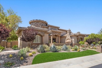 Luxurious resort home surrounds you with panoramic views of the on Anthem Country Club in Nevada - for sale on GolfHomes.com, golf home, golf lot