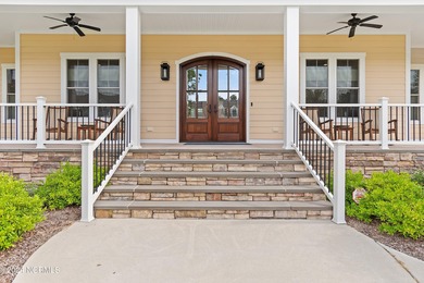 A 3-car garage and over $30K of privacy landscaping make this a on Members Club At St. James Plantation in North Carolina - for sale on GolfHomes.com, golf home, golf lot