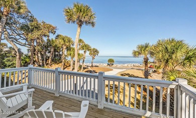 This impeccably redesigned oceanfront home blends luxury and on Ocean Point Golf Links in South Carolina - for sale on GolfHomes.com, golf home, golf lot