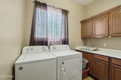 Welcome to this beautifully maintained single-level home tucked on Estrella Mountain Ranch Golf Course in Arizona - for sale on GolfHomes.com, golf home, golf lot