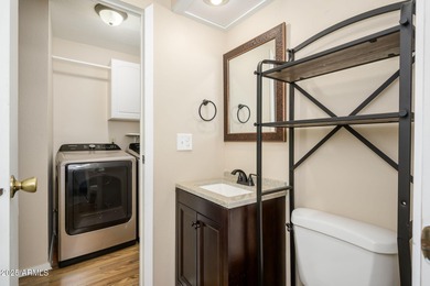 Beautiful 2BR/2BA affixed stucco mobile home with 1716 sf of on Sun Lakes Country Club in Arizona - for sale on GolfHomes.com, golf home, golf lot