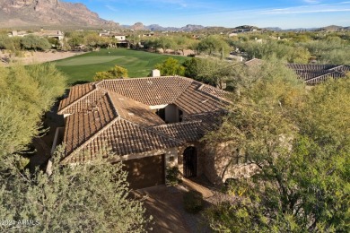 Spectacular Superstition Mountain views and golf course frontage on Superstition Mountain Club - Lost Gold in Arizona - for sale on GolfHomes.com, golf home, golf lot