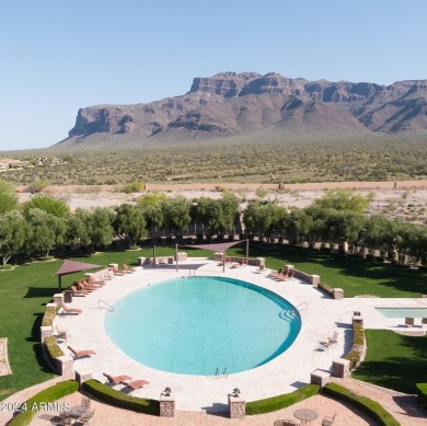 Spectacular Superstition Mountain views and golf course frontage on Superstition Mountain Club - Lost Gold in Arizona - for sale on GolfHomes.com, golf home, golf lot