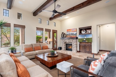 Sophisticated lock-and-leave living in an amenity-rich enclave on The Country Club At DC Ranch in Arizona - for sale on GolfHomes.com, golf home, golf lot