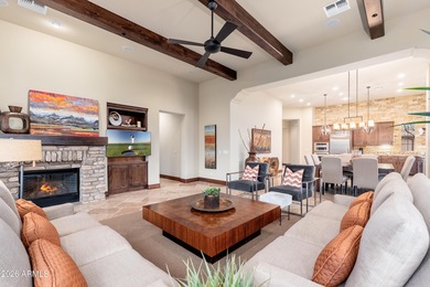 Sophisticated lock-and-leave living in an amenity-rich enclave on The Country Club At DC Ranch in Arizona - for sale on GolfHomes.com, golf home, golf lot