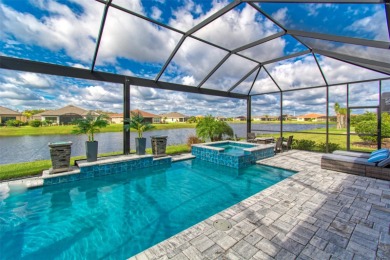 Under contract-accepting backup offers. STUNNING AMBRA model on Stonegate Golf Club in Florida - for sale on GolfHomes.com, golf home, golf lot
