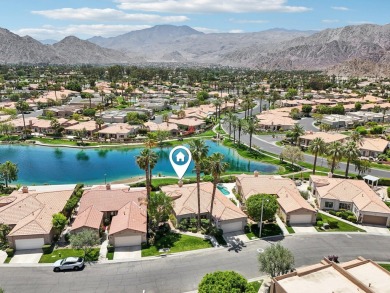 The home is located in the Guard Gated Lake community of Laguna on La Quinta Golf  Resort and Country Clubs in California - for sale on GolfHomes.com, golf home, golf lot