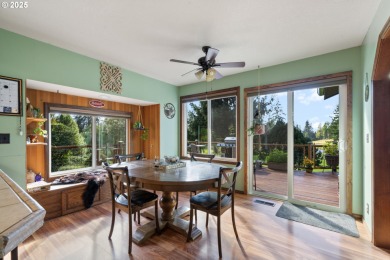 Custom built 4BD, 2BA Home nestled on 1 acre with Golf Course on Alderbrook Golf Course in Oregon - for sale on GolfHomes.com, golf home, golf lot