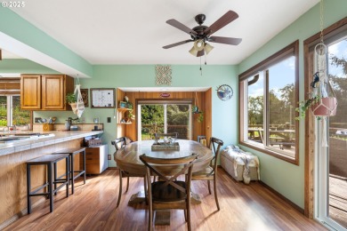 Custom built 4BD, 2BA Home nestled on 1 acre with Golf Course on Alderbrook Golf Course in Oregon - for sale on GolfHomes.com, golf home, golf lot