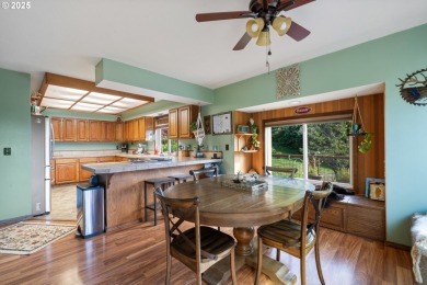 Custom built 4BD, 2BA Home nestled on 1 acre with Golf Course on Alderbrook Golf Course in Oregon - for sale on GolfHomes.com, golf home, golf lot