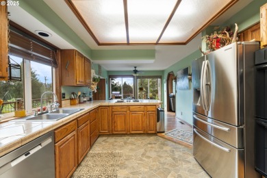 Custom built 4BD, 2BA Home nestled on 1 acre with Golf Course on Alderbrook Golf Course in Oregon - for sale on GolfHomes.com, golf home, golf lot
