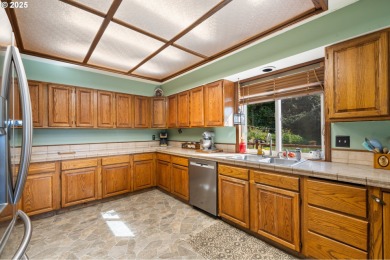 Custom built 4BD, 2BA Home nestled on 1 acre with Golf Course on Alderbrook Golf Course in Oregon - for sale on GolfHomes.com, golf home, golf lot