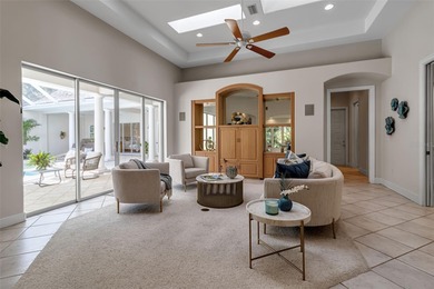 Although built in the 20th century, this home looks as authentic on The Oaks Club in Florida - for sale on GolfHomes.com, golf home, golf lot