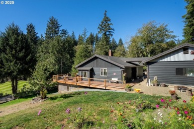 Custom built 4BD, 2BA Home nestled on 1 acre with Golf Course on Alderbrook Golf Course in Oregon - for sale on GolfHomes.com, golf home, golf lot