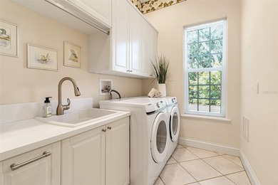 Although built in the 20th century, this home looks as authentic on The Oaks Club in Florida - for sale on GolfHomes.com, golf home, golf lot