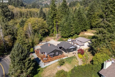 Custom built 4BD, 2BA Home nestled on 1 acre with Golf Course on Alderbrook Golf Course in Oregon - for sale on GolfHomes.com, golf home, golf lot