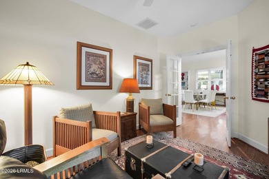 This stunning one-story, two bedroom, two bathroom residence on Dataw Island Club in South Carolina - for sale on GolfHomes.com, golf home, golf lot