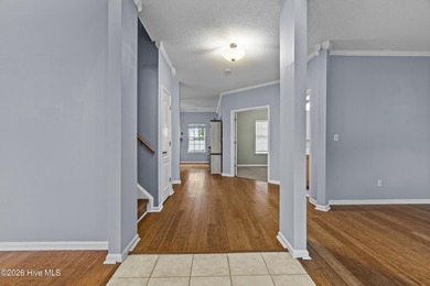 Bring the family to this spacious home featuring 6 bedrooms or 5 on Eagle Creek Golf Club and Grill in North Carolina - for sale on GolfHomes.com, golf home, golf lot