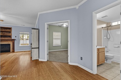 Bring the family to this spacious home featuring 6 bedrooms or 5 on Eagle Creek Golf Club and Grill in North Carolina - for sale on GolfHomes.com, golf home, golf lot