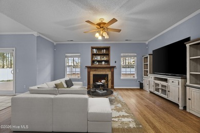 Bring the family to this spacious home featuring 6 bedrooms or 5 on Eagle Creek Golf Club and Grill in North Carolina - for sale on GolfHomes.com, golf home, golf lot