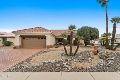 This Expanded Cameron Sits on a Large Corner Lot,Desirable Split on Desert Trails in Arizona - for sale on GolfHomes.com, golf home, golf lot