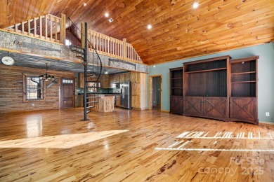 Tucked away in Maiden, this charming log cabin home sits on 1.41 on Glen Oaks Golf and Country Club in North Carolina - for sale on GolfHomes.com, golf home, golf lot