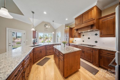 Nestled on Hole #5 at River Oaks Fairways, this stunning on River Oaks Country Club in North Carolina - for sale on GolfHomes.com, golf home, golf lot