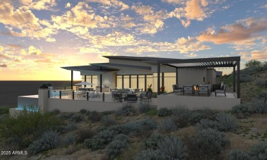 Contemporary new build designed for seamless indoor-outdoor on Eagle Mountain Golf Club in Arizona - for sale on GolfHomes.com, golf home, golf lot