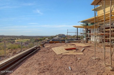 Contemporary new build designed for seamless indoor-outdoor on Eagle Mountain Golf Club in Arizona - for sale on GolfHomes.com, golf home, golf lot