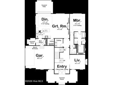 This traditional style house plan boasts 2,846 square feet of on River Landing Golf Course in North Carolina - for sale on GolfHomes.com, golf home, golf lot