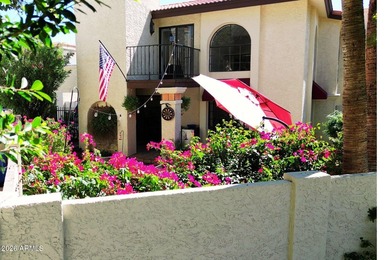 THE POOL PATIO OASIS! **AT THE SIESTA POOL** LARGE PRIVATE PATIO on Arizona Grand Resort Golf Course in Arizona - for sale on GolfHomes.com, golf home, golf lot