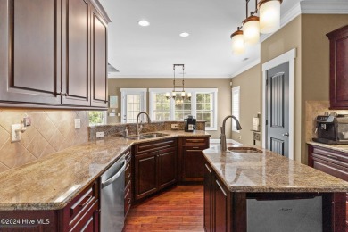 Beautiful custom-built home by Whitney Blair in Cape Side at on Pearl Golf Links in North Carolina - for sale on GolfHomes.com, golf home, golf lot