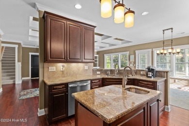 Beautiful custom-built home by Whitney Blair in Cape Side at on Pearl Golf Links in North Carolina - for sale on GolfHomes.com, golf home, golf lot