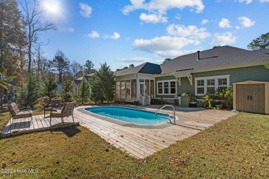 Beautiful custom-built home by Whitney Blair in Cape Side at on Pearl Golf Links in North Carolina - for sale on GolfHomes.com, golf home, golf lot