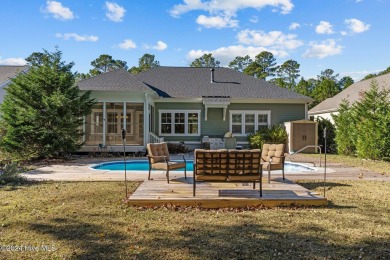 Beautiful custom-built home by Whitney Blair in Cape Side at on Pearl Golf Links in North Carolina - for sale on GolfHomes.com, golf home, golf lot