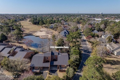 ***NEW PHOTOS. Breath taking views over the pond behind the on Country Club of Landfall in North Carolina - for sale on GolfHomes.com, golf home, golf lot
