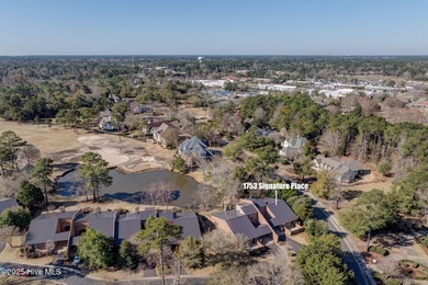 ***NEW PHOTOS. Breath taking views over the pond behind the on Country Club of Landfall in North Carolina - for sale on GolfHomes.com, golf home, golf lot