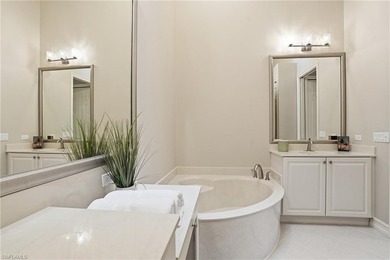 Perched on a premier corner residence in the desirable on Miromar Lakes Golf Club in Florida - for sale on GolfHomes.com, golf home, golf lot