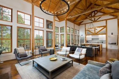 An artful blend of Northwest Lodge architecture and Mountain on Broken Top Club in Oregon - for sale on GolfHomes.com, golf home, golf lot