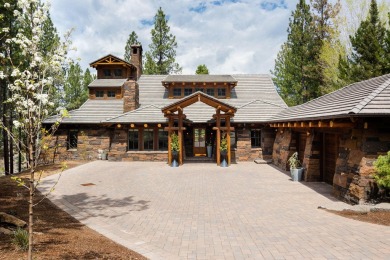 An artful blend of Northwest Lodge architecture and Mountain on Broken Top Club in Oregon - for sale on GolfHomes.com, golf home, golf lot