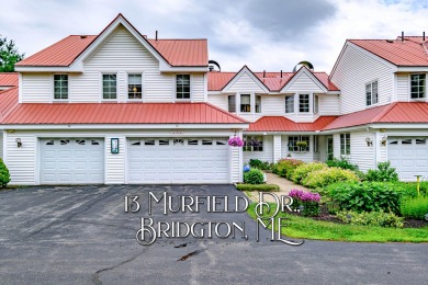 Exquisite three-level condo overlooking the 11th fairway of on Bridgton Highlands Country Club in Maine - for sale on GolfHomes.com, golf home, golf lot