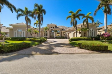 You have arrived! This fabulous Southern Bay custom home is on Shadow Wood Preserve in Florida - for sale on GolfHomes.com, golf home, golf lot