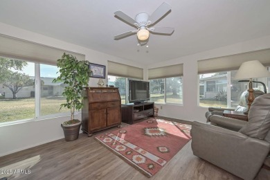 This welcoming ''Gemini'' Home features 2 Bedrooms, 2 Baths and on Sun City Lakes West and East in Arizona - for sale on GolfHomes.com, golf home, golf lot